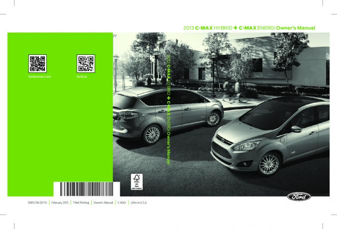 2011 Ford C-max Owner's Manual