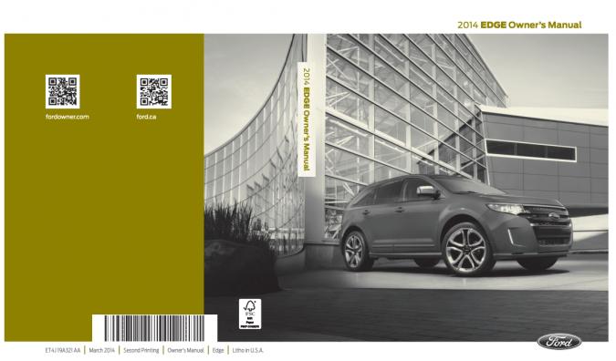 2014 Ford Edge Owner's Manual