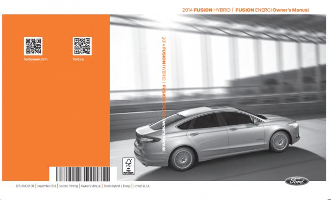 2014 Ford Fusion Owner's Manual