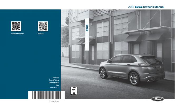 2015 Ford Edge Owner's Manual
