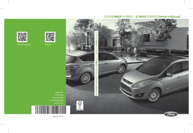 2018 Ford C-max Owner's Manual