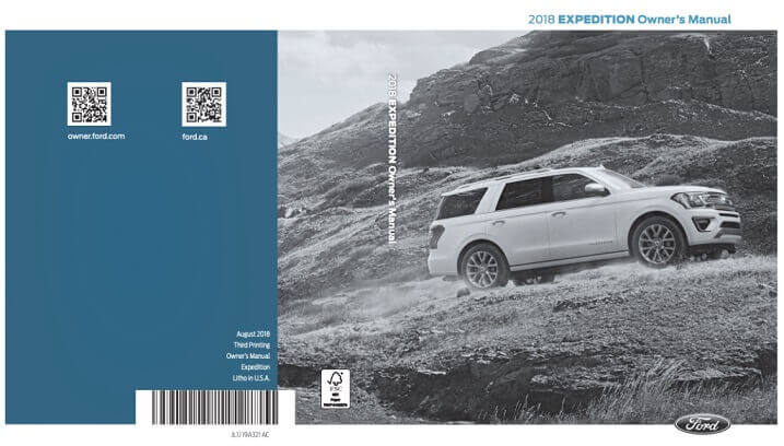 2018 Ford Expedition Owner's Manual
