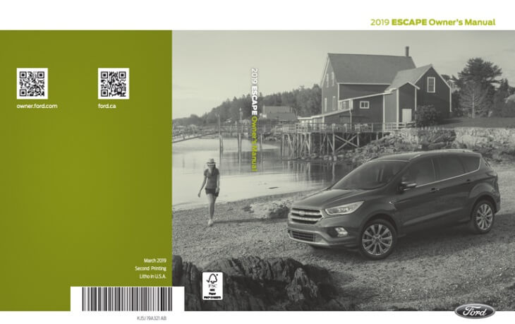 2019 Ford Escape Owner's Manual