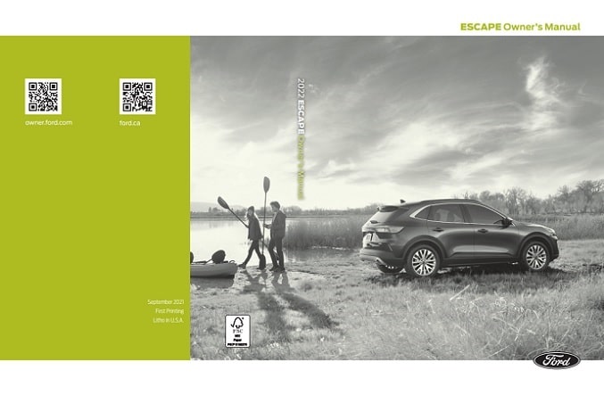 2023 Ford Escape Owner's Manual